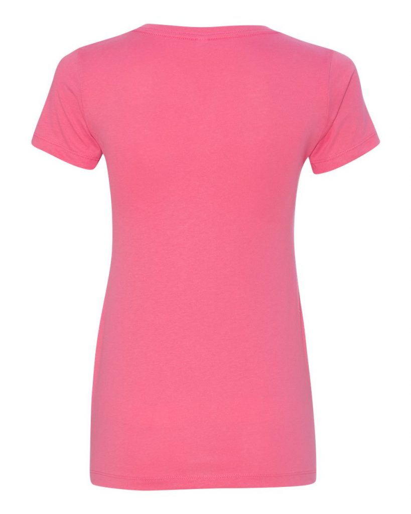 Next Level Ladies Ideal V-Neck T-Shirt - Kelly Green, Medium, 60/40 Cotton-Poly Blend (Style N1540) - View #6