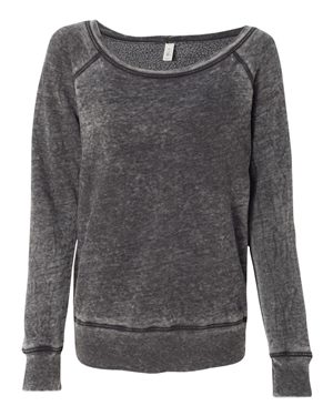 Bella+Canvas 7501 Women's Sponge Fleece Wide Neck Sweatshirt