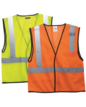custom screen printed safety vests