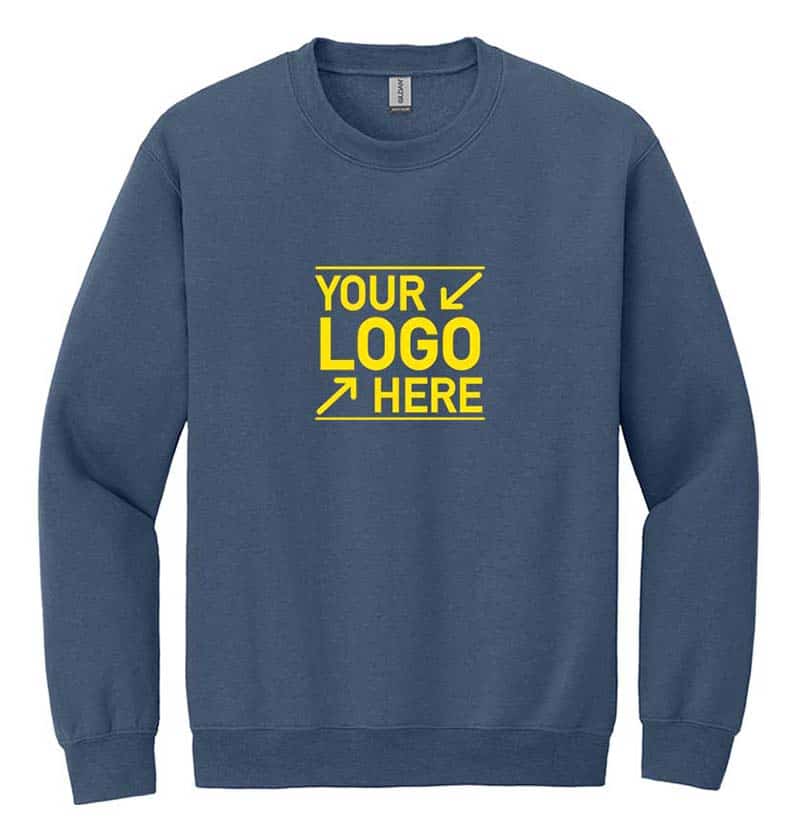 Custom Screen Printed Sweatshirts - Gildan G185